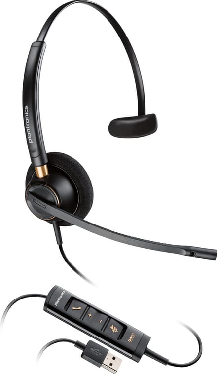 Plantronics EncorePro HW545 USB 3-in-1 PC Headset