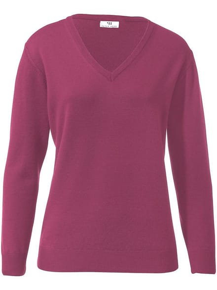 Trui 100% scheerwol, model Inge Van Peter Hahn roze