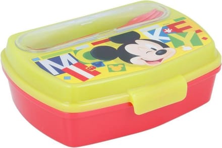 Mickey Mouse broodtrommel lepel en vork