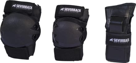 SILVERBACK HEAVY DUTY 3-DELIG BESCHERMSETMaat Medium