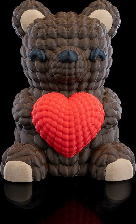 Valentijns beertje doosje 3d geprint valentijnsdag