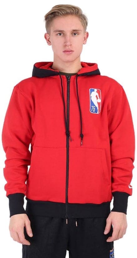 Nike X Chicago Bulls Vest - Trainingsjack - Maat M - Rood Zwart - Bulls - Lifestyle - Heren Trainingsjack voor Mannen