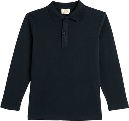 Lange mouw Polokraag T-Shirt