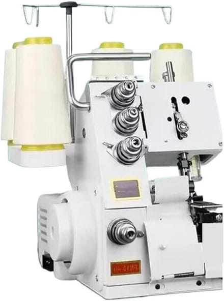 Naaimachine - Overlock Machine - Kleding Afwerken - Metaalconstructie - 300W Motor - Wit