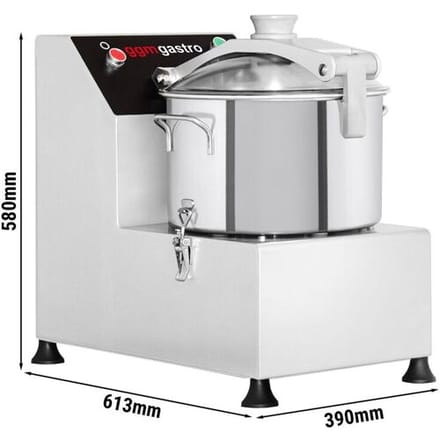 GGM Gastro Vegetarischer Cutter - 16 Liter - 2,0 kW - 230 Volt - 1400 U/min