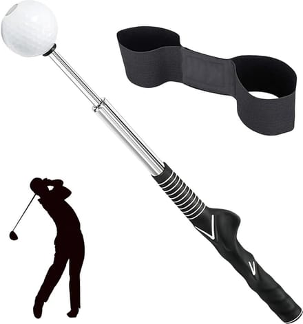 Golf Swing Trainer Set – Swing trainer en swing band – Golfaccesoires – Geschikt voor Beginners , Professionals