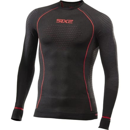Sixs Ts2w Cu Lange Mouwen Basislaag Zwart XL-2XL Man