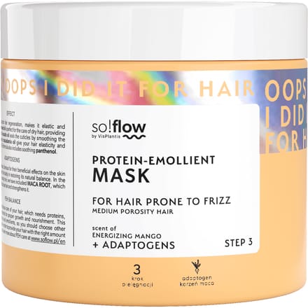 So!Flow Mask for medium porosity hair, prone to frizz 400ml