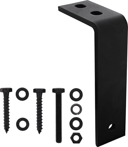 Intersteel Set van 5 plafondbeugels tbv schuifdeursysteem mat zwart