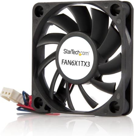 StarTech.com Geval Ventilator 60mm - FAN6X1TX3 - Case ventilator - 60mm - Black
