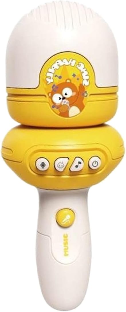 Kindermicrofoon - Zangapparaat Karaoke - Muziek Plezier - Stemvervorming Opname - 20 cm Lengte