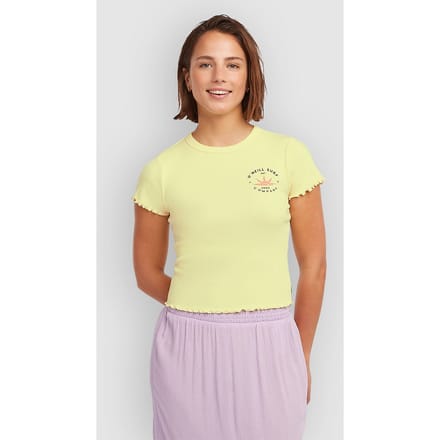 O'Neill Rib T-Shirt geel