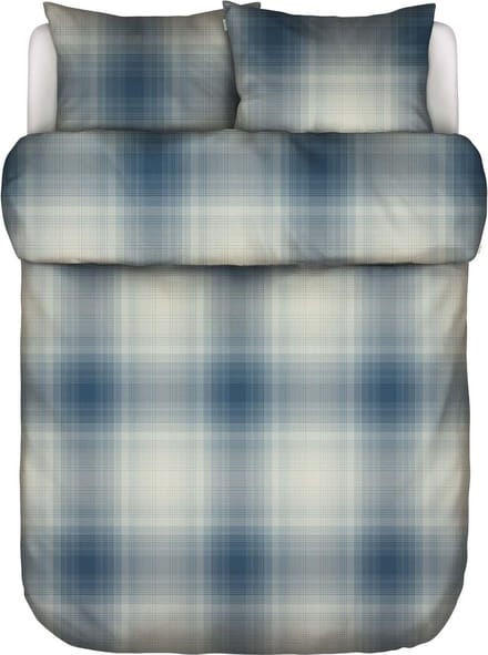 Marc O'Polo Phia Dekbedovertrek Biologisch Katoenflanel Stormy blue - Lits-Jumeaux - 240x200/220 cm