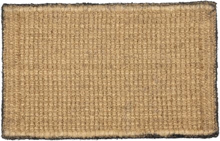 kokosmat handgeweven 3 katten zwart 75cm
