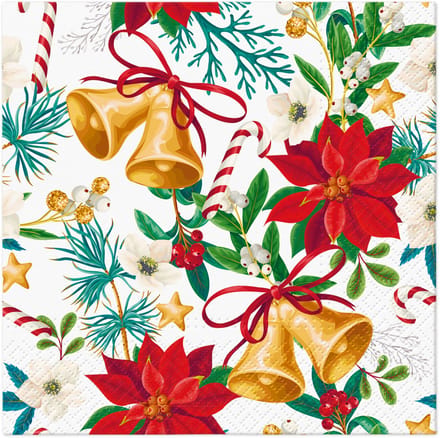 Lunch servetten Botanical Noel - PAW Decor - 33x33 cm