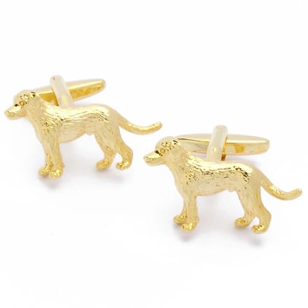 Manchetknopen - Honden Goudkleurig