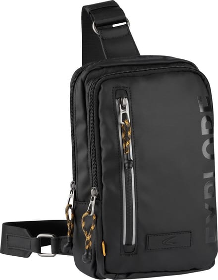 camel active Slingtas Explore Sling Backpack Black Zwart