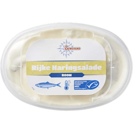 Haringpartjes in roomsaus