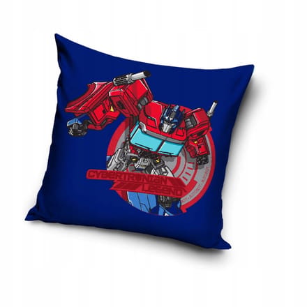 Transformers Pluche Sierkussenhoes 40x40 cm - Zacht Fluweel