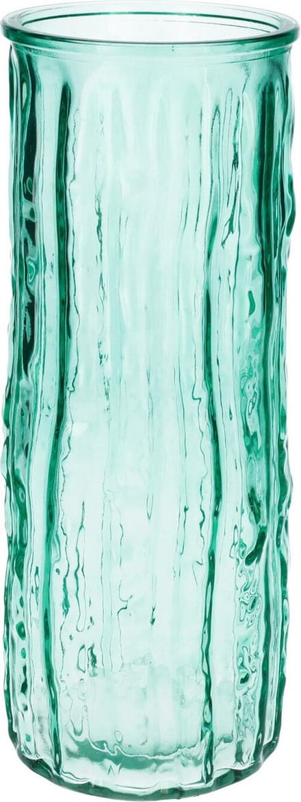 Bellatio Design Bloemenvaas - helder - transparant glas - 10 x 25 cm - vaas
