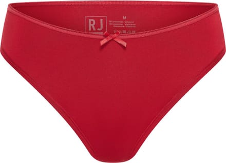 RJ Pure Color Dames String Donkerrood M