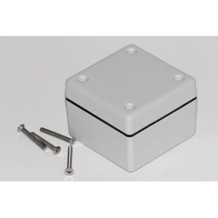 Hammond Electronics 1594AWGY Universele behuizing 56 x 56 x 40 ABS Grijs 1 stuk(s)