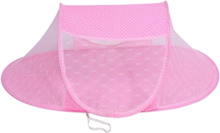 Opvouwbaar Klamboe Babybedje - Draagbaar en Ademend Insectennet voor Kinderen