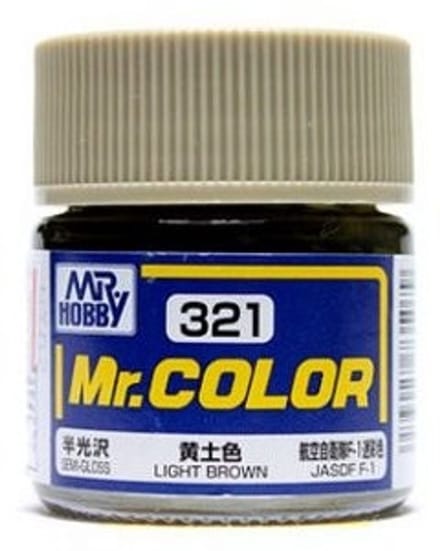 Gunze Mr. Hobby C-321 - Mr. Color 10 ml Light Brown - Lacquer Modelbouwverf