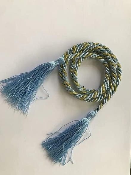 Gordijn Tiebacks - Gordijn Clips - Raamdecoratie - Elegant Ontwerp - 110 cm - Meerblauw