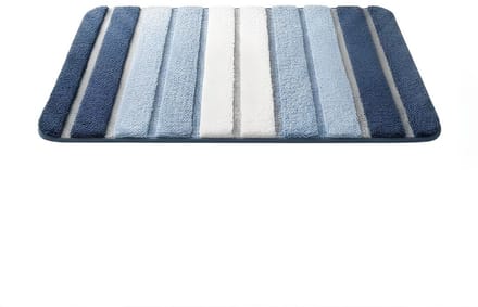 SP® Antislip Douchemat - Rechthoekige Vorm - Badmat - Antislipmat - Blauw - 60cm x 40cm x 2cm