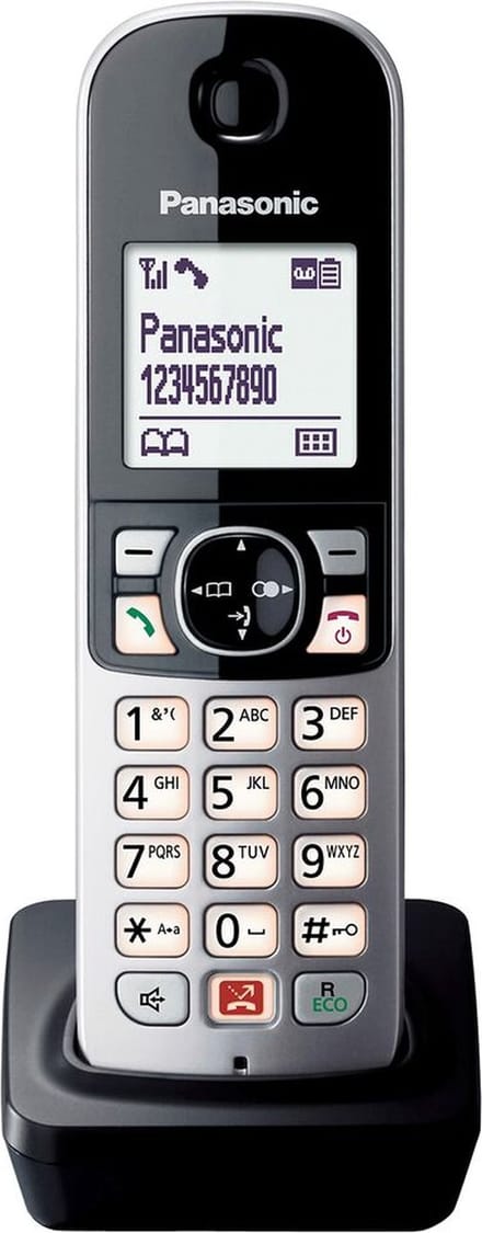 Losse handset Panasonic KX-TGA685EXB als uitbreiding van basisstation KX-TG6861/62/63