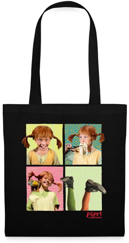 Pippi Langkous Portretten Van Pippi Tas Van Stof Schoudertas