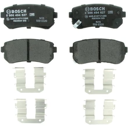 Remblokset BOSCH 0 986 494 627, achter
