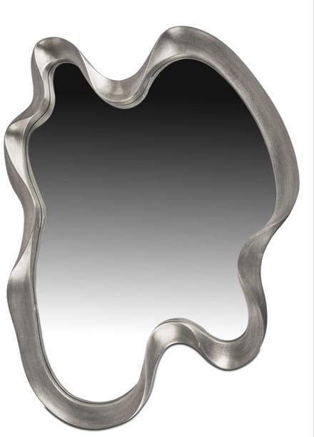 Spiegel - 60x80cm - Unic - Oud Zilver - Kunst