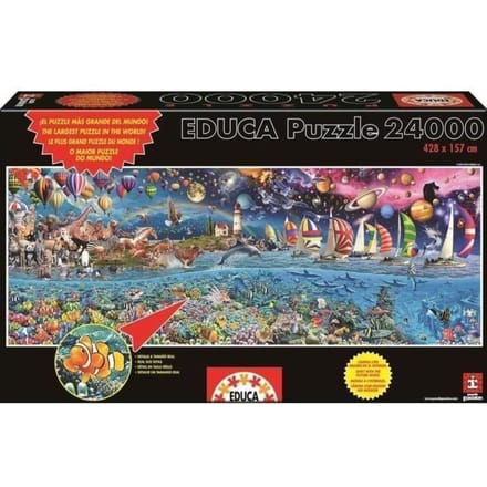 Puzzle La Vie 24000 Pièces - EDUCA - Tableaux et peintures - Multicolore - Adulte pur