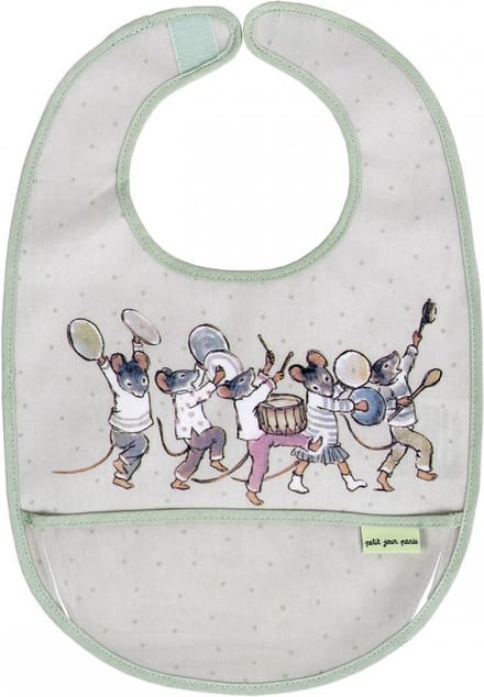 Baby Slabbetje Ernest et Celestine 26x 38 cm