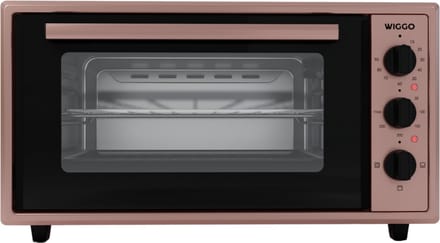 Wiggo WMO-E456(P) - Vrijstaande Mini Oven - Electrisch - 60 CM - 45 liter - 2000 W - 5 Jaar Garantie - Roze