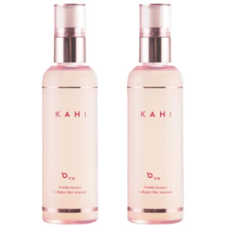 Kahi Wrinkle Bounce Collagen Mist Ampoule 120ml × 2 Hydrating & Elasticity-Boosting Facial Mist gray