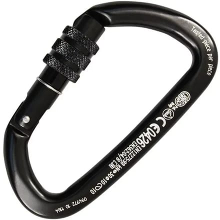 Schroefcarabiner voor klimmen Kong