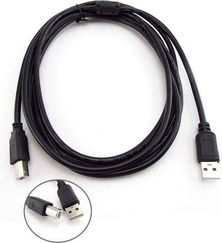 Printer kabel | Printer usb 2.0 Kabel 1.5 meter | Usb A naar Usb B | USB-A naar USB-B kabel - Universeel kabel voor printers | Ook geschikt voor scanners en externe harde schrijven