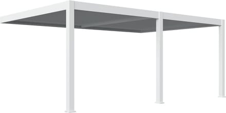 Orion Premium overkapping - E-LED - Muurbevestiging - 400x600 cm - Wit