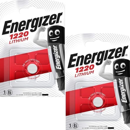 Lithium Knoopcel Batterijen CR1220 3V - 2 Stuks