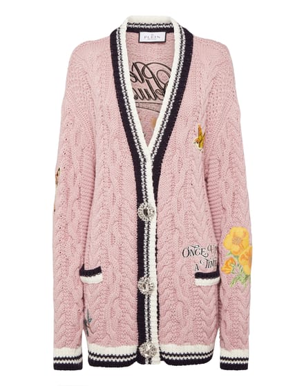 Knitted Embroidered Cardigan Deluxe Fairy
