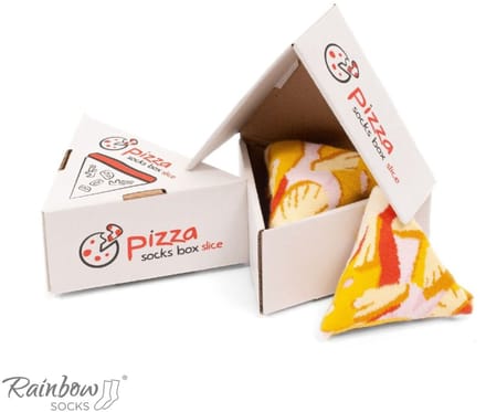 Rainbow Socks - Serie - Skarpetki Pizza - Hawajska - EU 36-40