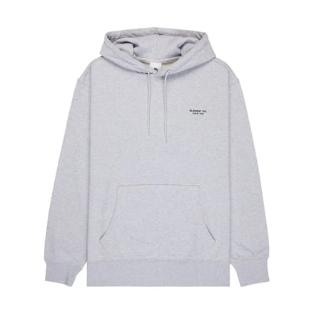 Element Co Emb Hoodie Grijs L Man