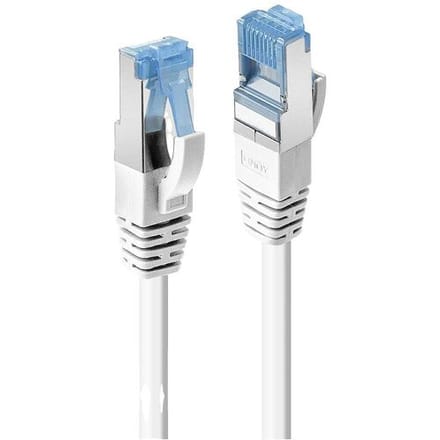 LINDY 47198 RJ45 Netwerkkabel, patchkabel CAT 6 S/FTP 10.00 m Wit Afgeschermd 1 stuk(s)