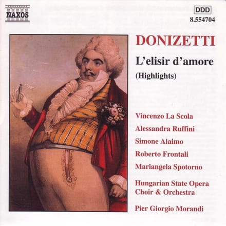 Vincenzo La Scola, Alessanra Ruffini, Simone Alaimo, Roberto Frontali - Donizetti: L'Elisir d'Amore (Highlights) (CD)