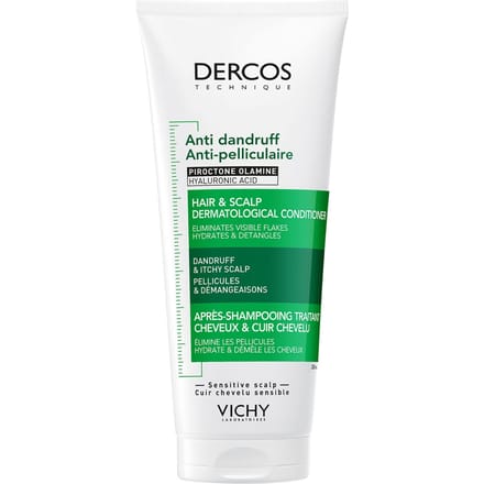 Vichy Dercos Hair & Scalp Dermatological Conditioner for Hydration And Anti-Dandruff 200ml