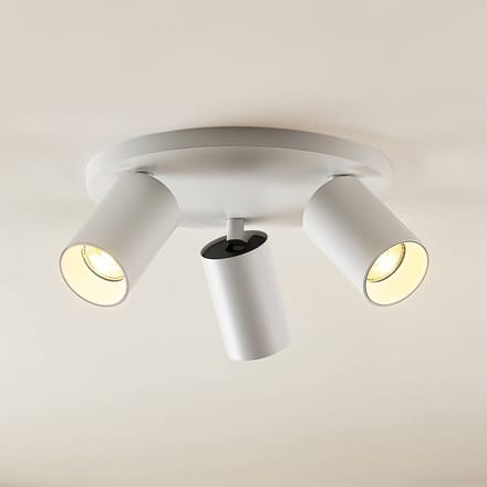 Arcchio - buitenspot - 3lichts - Aluminium - H: 12.2 cm - GU10 - wit