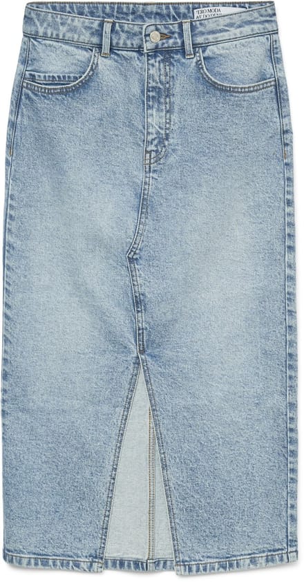 Vero Moda Denim rok VMNATALIE High waist Midi-rok
